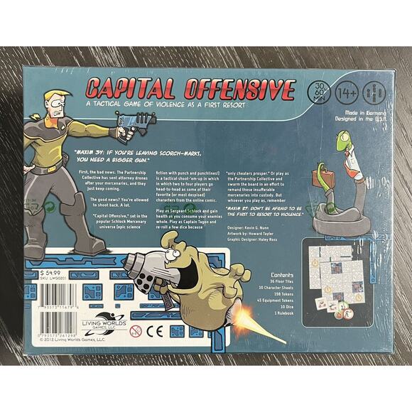 Capital Offensive by Kevin G. Nunn 2012 Living World Games, New and Sealed - Picture 2 of 7
